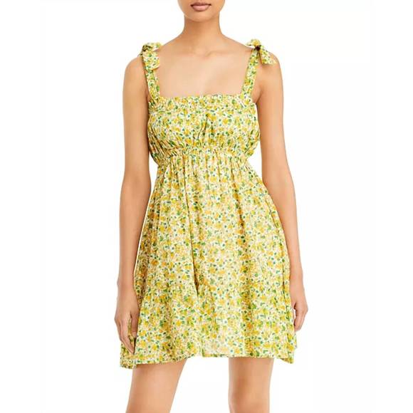 NEW FAITHFULL THE BRAND elwood mini dress in rosemary floral print - Picture 1 of 1